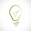 Logo energy efficient light bulb # Vector