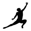 Dancing Lady Kneeling Spread Leg