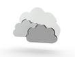 3d Icon Wolken