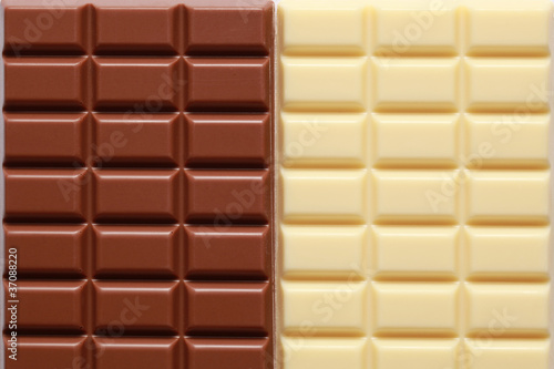 Photo: 2 Sorten Schokolade 2 Sorten Schokolade