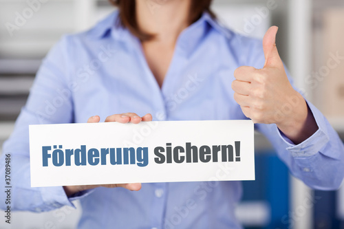Photo: förderung sichern förderung sichern