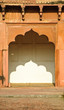 Arch in Red fort of Agra, India