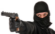 Krimineller mit Schusswaffe