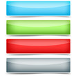 Banners with shadow