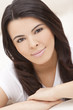Beautiful Face of Hispanic Woman or Girl
