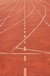 Running track lane