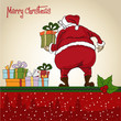 Vector: Santa Claus, Christmas greeting card Santa Claus, Christmas greeting card