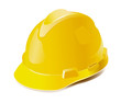 Photo en ligne au meilleur prix Yellow hard hat isolated on white