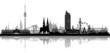 Skyline Wien Häuser-Schichten