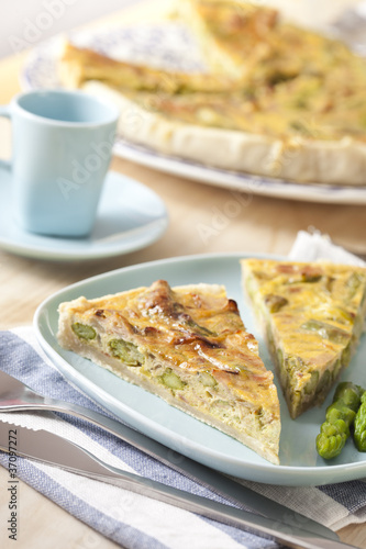 Photo: Asparagus quiche Asparagus quiche
