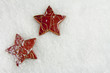 Sterne im Schnee