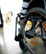 Rollstuhl im Krankenhaus