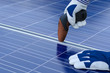 Montage von Solarmodulen