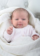 Baby lacht