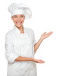 Cook / chef showing