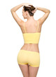 perfect female body with thin waist