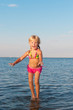 jumping in the water child