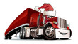 Vector Christmas truck