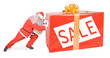 Santa Claus with Christmas box