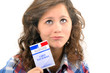 Vote en France - Jeune-Fille 18 ans hésitante