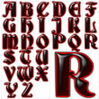 abc alphabet font background deutsche gothic design