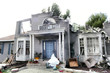 House damaged by disaster