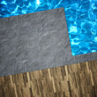 at the pool