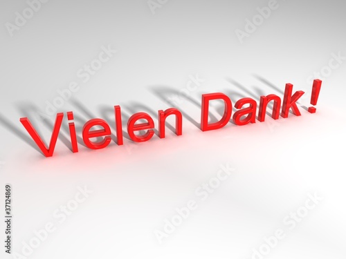 Illustration: Vielen Dank Vielen Dank