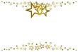 goldener Sternrahmen
