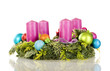 Moderner Adventskranz