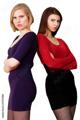 Photo: Angry young women Angry young women