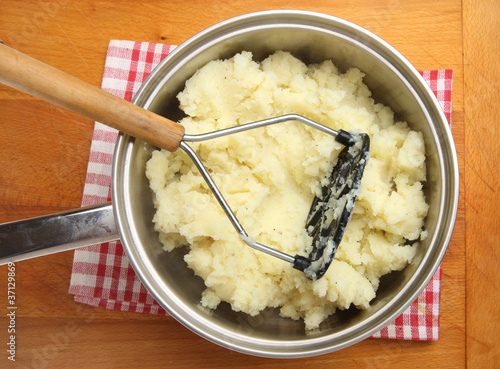 Photo: Making Mashed Potato Making Mashed Potato