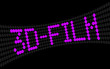 led lauftext 3d-film I