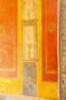 Bright colored walls in Pompeii Bright colored walls in Pompeii