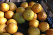 container of oranges