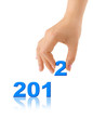 Numbers 2012 and hand