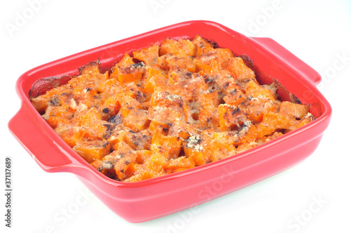 Photo: Le gratin de butternut Le gratin de butternut