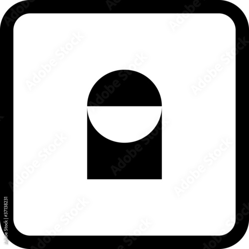 Vektor: Toiletten Schild Herren Toiletten Schild Herren