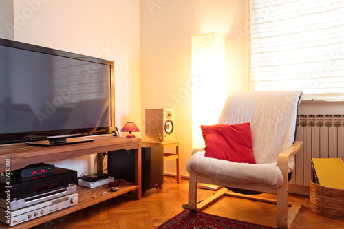 Photo: Living room lighten with ambient light Living room lighten with ambient light