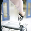 Hand am Rollator