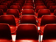 empty red chairs