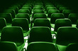 green chairs