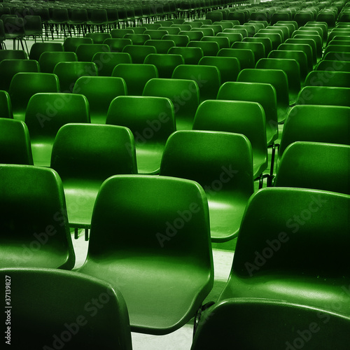 Photo: green seats green seats