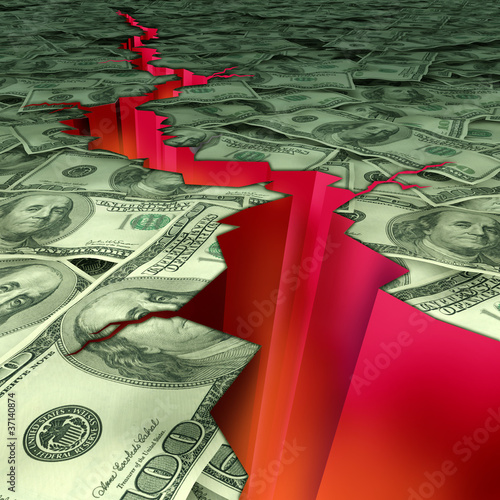 Illustration: Financial disaster Financial disaster