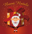 Cartolina Babbo Natale