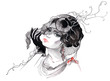 Illustration: beautiful glamour woman (series C) beautiful glamour woman (series C)
