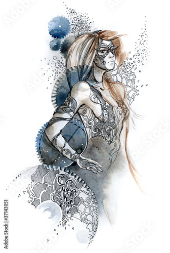 Illustration: Beauty in time (series C) Beauty in time (series C)