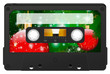 Musikkassette, Weihnachtslieder, Textfreiraum, Weihnachten Musikkassette, Weihnachtslieder, Textfreiraum, Weihnachten