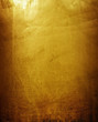 rough golden plate