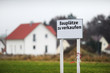 Schild Bauplätze zu verkaufen